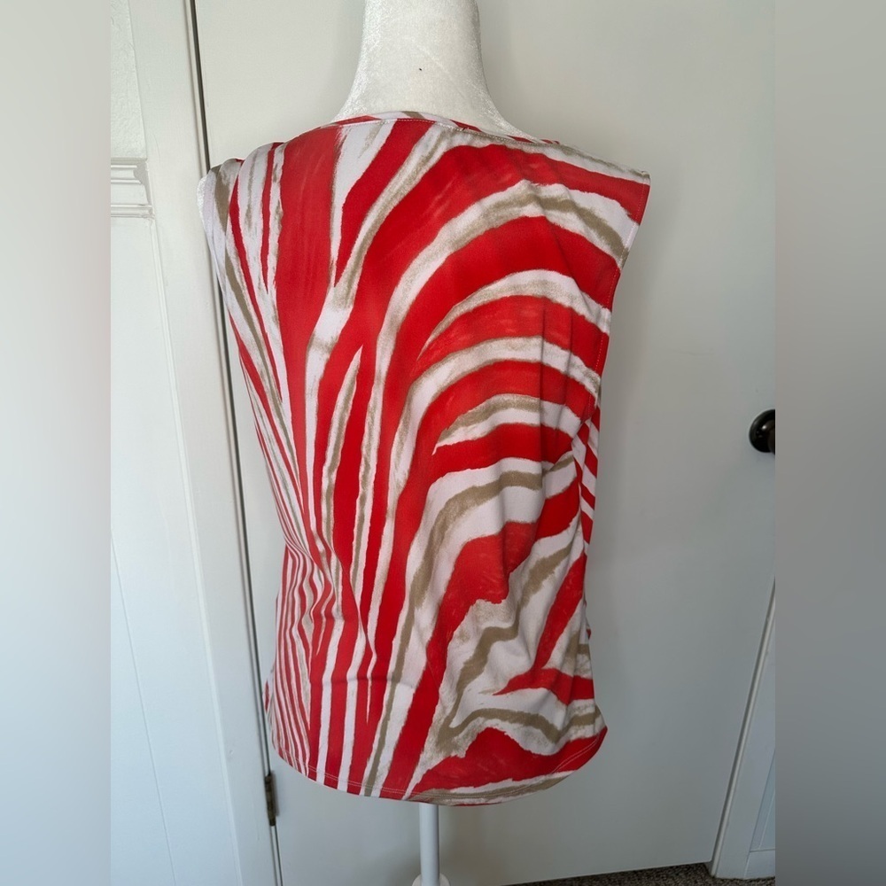 SoldPreston & York Elegant Red Tank Top size L - Picture 5 of 8